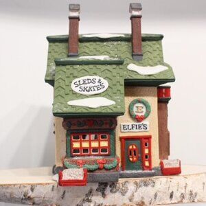 Dept 56 North Pole Series Elfie’s Sleds and Skates Heritage Village 56251